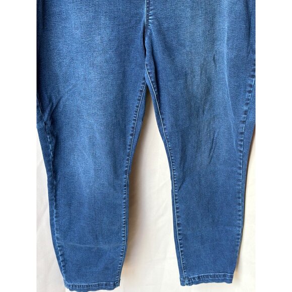 Buffalo David Bitton Womens XL Blue Denim Stretch Jeggings With Elastic Waistban - Picture 5 of 8